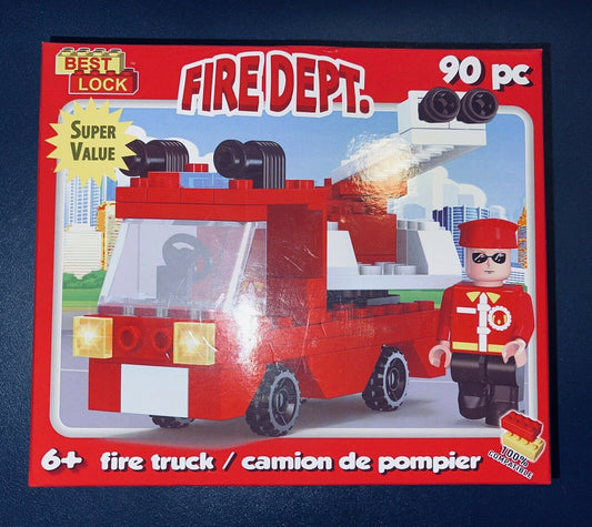 Best Lock 90pc. Fire Truck