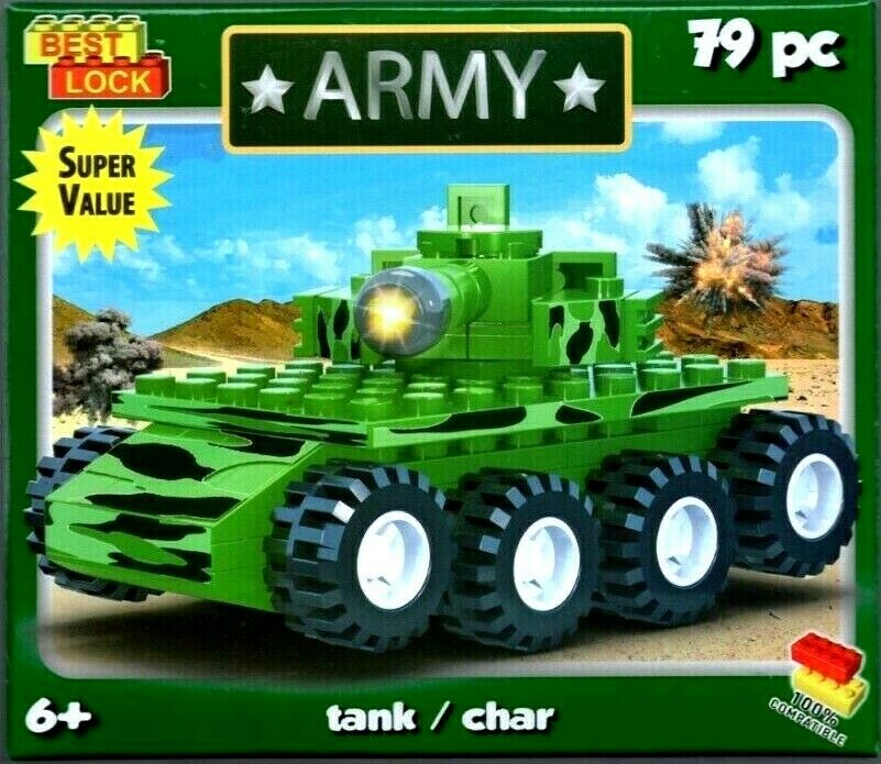 Best Lock 79pc. Army Tank