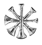 Bugles Collar Device - Pair