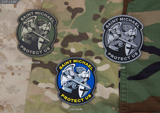 Saint Michael PVC Velcro Patch