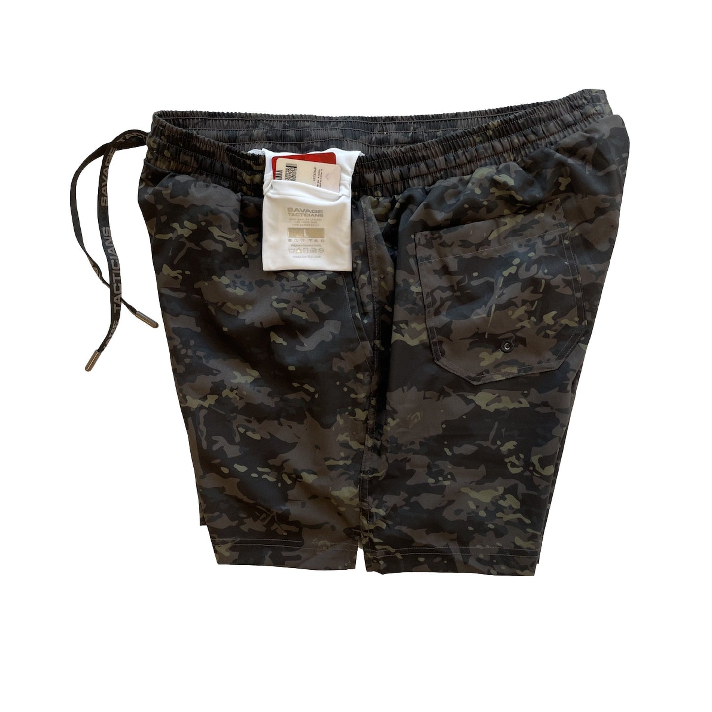 SavTac STMC Black Swim Trunks