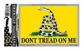 Don't Tread On Me Decal