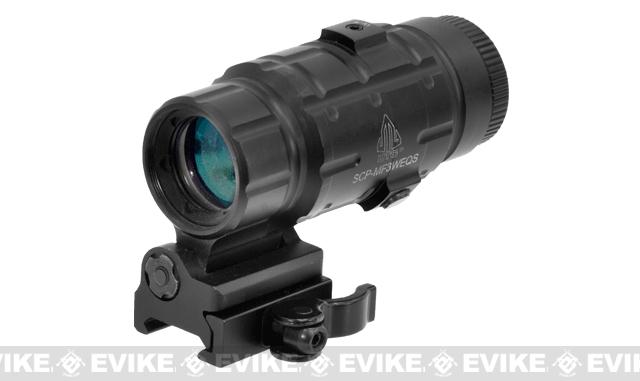 UTG 3x Magnifier w/QD Picatinny Mount