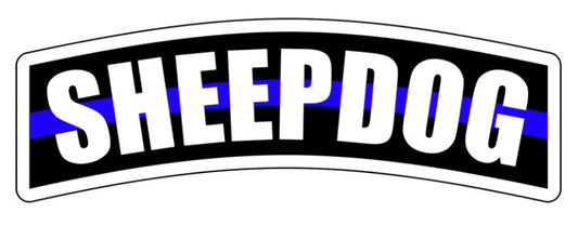 Sheepdog Tab Thin Blue Line Sticker