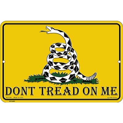 Don't Tread On Me Metal Sign