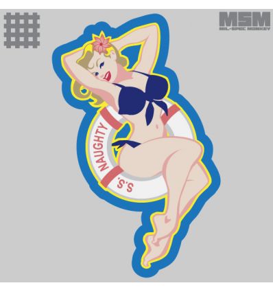 SS Naughty Pinup Patch