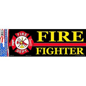 Fire Fighter Bumper Sticker