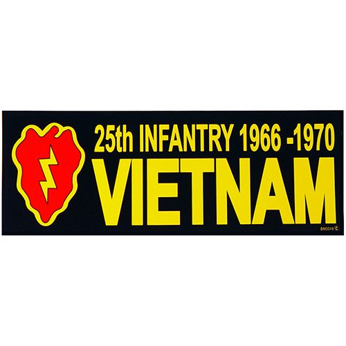 25th Infantry Vietnam Bumper Sticker