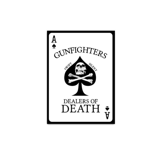 SavTac Death Card 4" Sticker*
