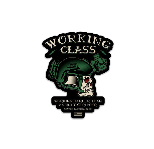 SavTac Working Class 4" Sticker*