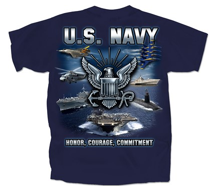 U.S. Navy Honor Courage T-Shirt