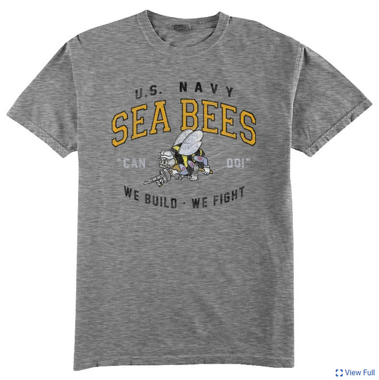 Navy Sea Bees Vintage T-Shirt