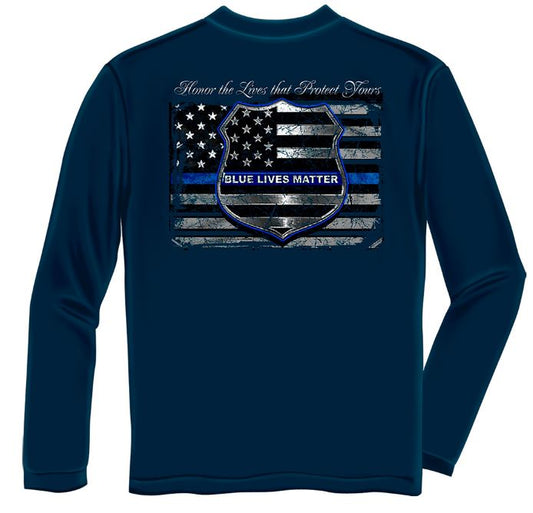 Blue Lives Matter Long Sleeve T-Shirt