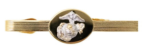 Marine Tie Bar Officer 24K Gold Plated