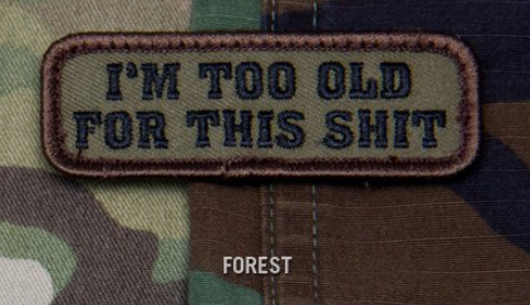 "Too Old" Morale Patch