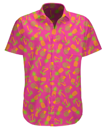 SavTac Tropic Like Its Hot Button Up
