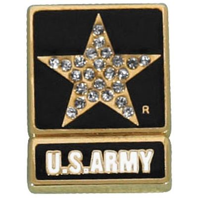 Rhinestone US Army Star Pin