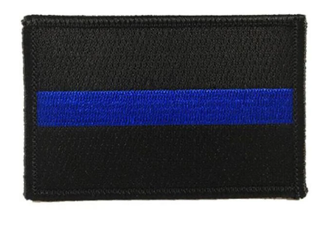 Thin Blue Line Velcro Patch