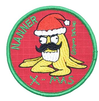 Sketch's World © Officially Licensed - Nanner X-MAS - 3.5 in Round Patch - LIMITED EDITION
