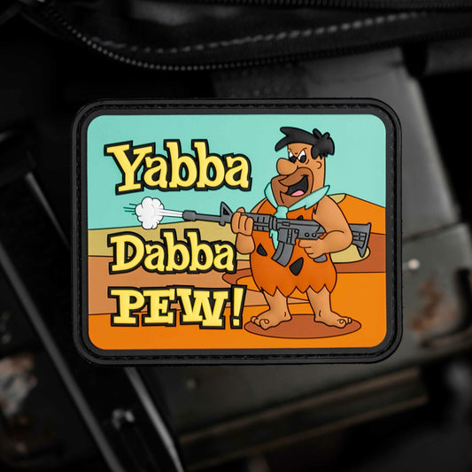 Yabba Dabba Pew PVC Patch